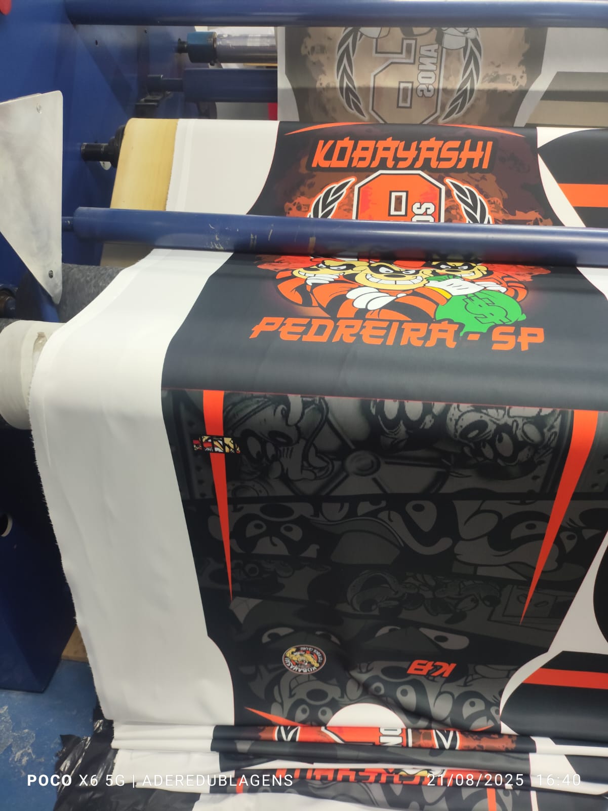 Processo de impressão em alta qualidade